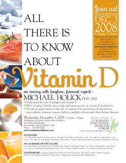 Michael Holick, Vitamin D Lecture in Broomfield CO, December 3, 2008
